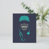paisley met mondmasker (Staand voorkant)