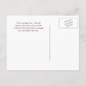 Paisley Moderne Bloemen Bloemen Swirl Bruiloft Aankondigingskaart (Achterkant)