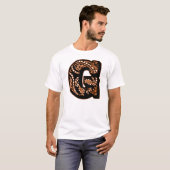 Paisley Monogram - G T-shirt (Voorkant volledig)