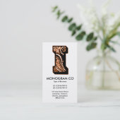 Paisley Monogram - I Visitekaartje (Staand voorkant)