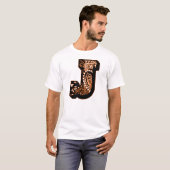 Paisley Monogram - J T-shirt (Voorkant volledig)