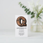 Paisley Monogram - Q Visitekaartje (Staand voorkant)