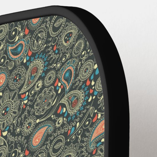 Paisley Monogrammed Pickleball Paddle (Links Detail)