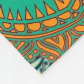 Paisley Mosaic Pattern I + jouw ideeën Fleece Deken (Hoek)