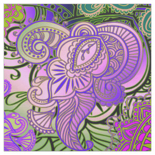 Paisley Mosaic Pattern II + jouw ideeën Stof