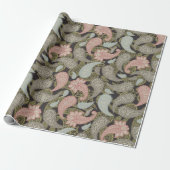 Paisley motief cadeaupapier (Uitgerold)