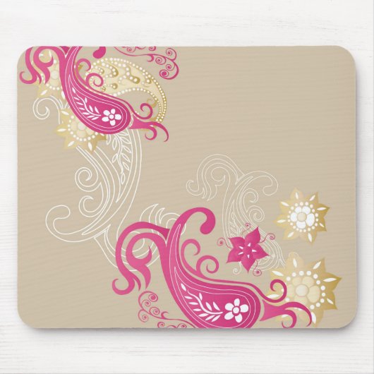Paisley Mousepad Muismat (Voorkant)