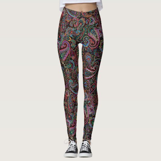 Paisley Multi Color - reeks 50 Leggings (Voorkant)