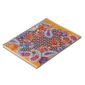 Paisley multicolor scarf-ontwerp notitieboek (Linkerzijde)