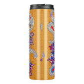 Paisley multicolor scarf-ontwerp thermosbeker (Achterkant)