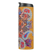 Paisley multicolor scarf-ontwerp thermosbeker (Geroteerd rechts)