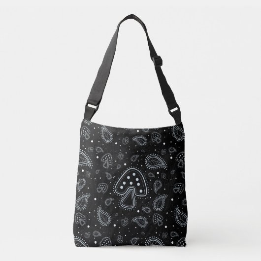 Paisley Mushroom Crossbody Tas (Voorkant)