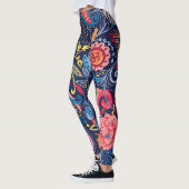 Paisley naadloos patroonontwerp Leggings (Links)