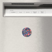 Paisley naadloos patroonontwerp Magneet (Insitu (Vaatwasser))