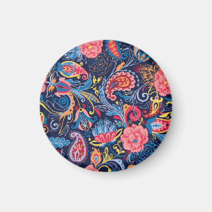  Paisley naadloos patroonontwerp Magneet