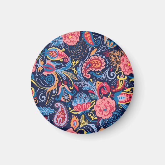 Paisley naadloos patroonontwerp Magneet (Voorkant)