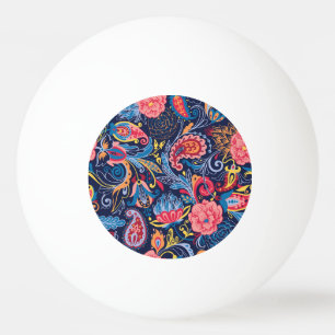 Paisley naadloos patroonontwerp Pingpongbal