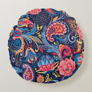 Paisley naadloos patroonontwerp Rond Kussen
