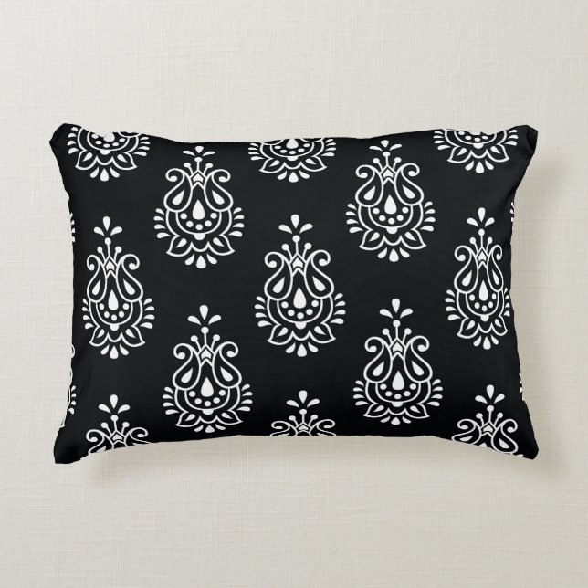  paisley, naadloos sierpatroon. accent kussen (Voorkant)