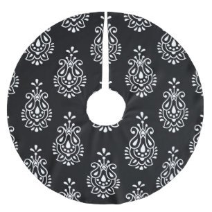 paisley, naadloos sierpatroon. kerstboom rok