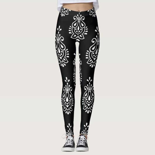  paisley, naadloos sierpatroon. leggings (Voorkant)