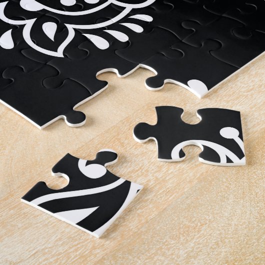  paisley, naadloos sierpatroon. legpuzzel (Zijkant)