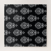  paisley, naadloos sierpatroon. legpuzzel (Horizontaal)