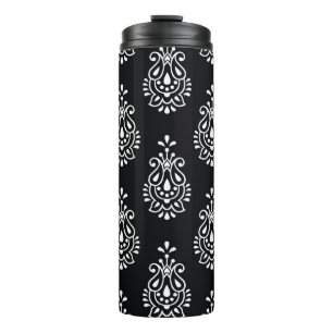  paisley, naadloos sierpatroon. thermosbeker