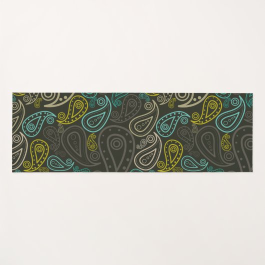 paisley naadloos yogamat (Voorkant (horizontaal))