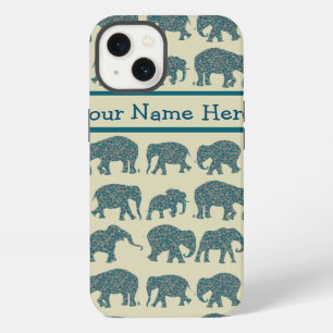 Paisley Olifanten Beige iPhone 6 Xtreme Hoesje iPhone 13 Hoesje