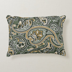 Paisley Oosters Etnisch,  Naadloos. Accent Kussen