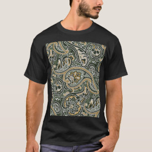 Paisley Oosters Etnisch, Naadloos. T-shirt
