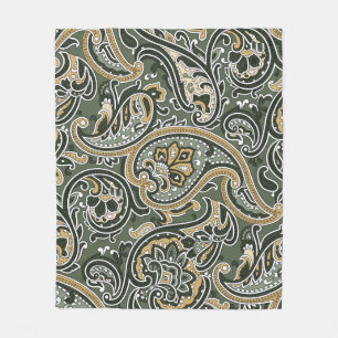 Paisley, oosterse etnisch Patroon, naadloos p Fleece Deken