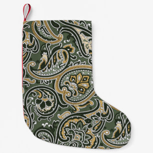 Paisley, oosterse etnisch Patroon, naadloos p Kleine Kerstsok