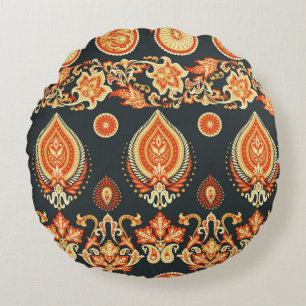 Paisley Oosterse Etnische Stof Rond Kussen