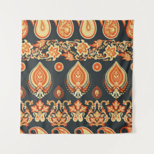 Paisley Oosterse Etnische Stof Wandkleed