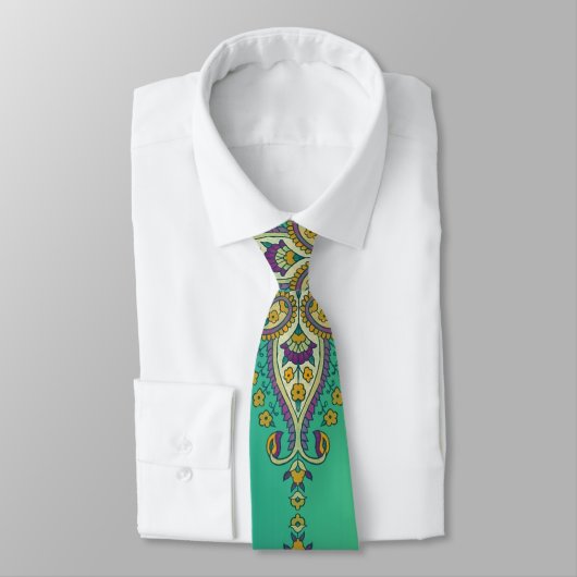 Paisley op groen stropdas (Gebonden)