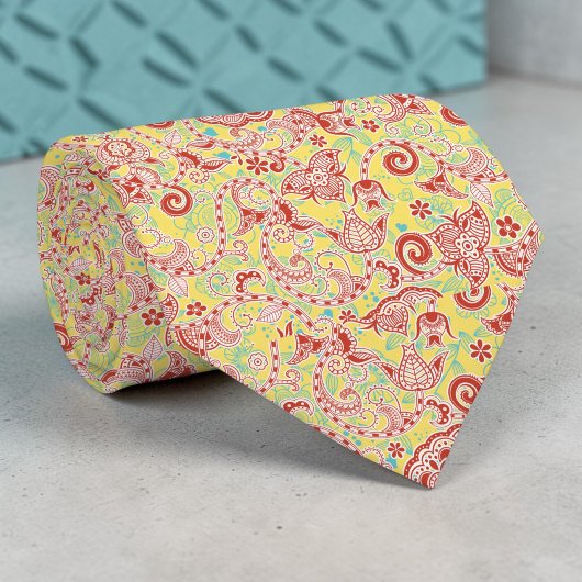 Paisley op maat gemaakte stropdas