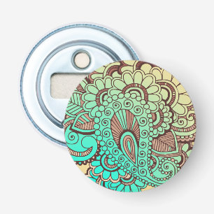 Paisley Ornamenten I + je rug. en ideeën Button Flesopener