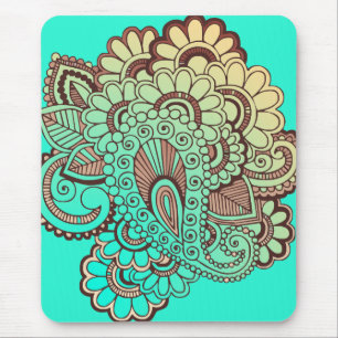 Paisley Ornamenten I + je rug. en ideeën Muismat