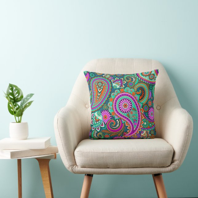 Paisley Ornamenten / Patroon 2 Kussen (Stoel)