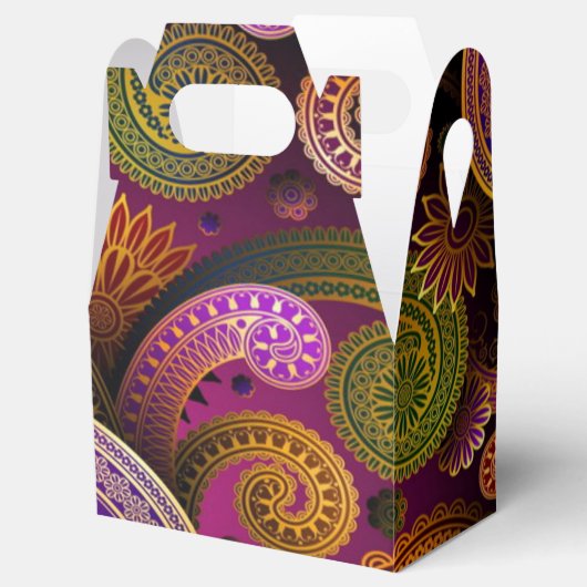Paisley Paars Bedankdoosjes (Geopend)