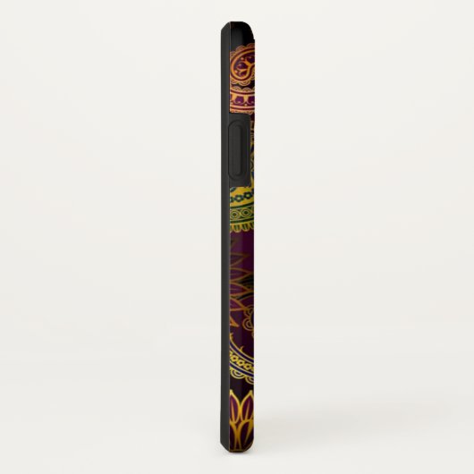 Paisley Paars Case-Mate iPhone Case (Achterkant / rechts)