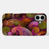 Paisley Paars Case-Mate iPhone Case (Achterkant (horizontaal))