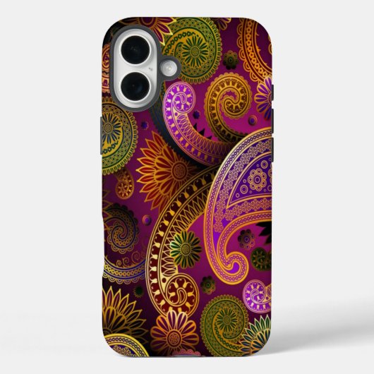 Paisley Paars Case-Mate iPhone Case (Achterkant)