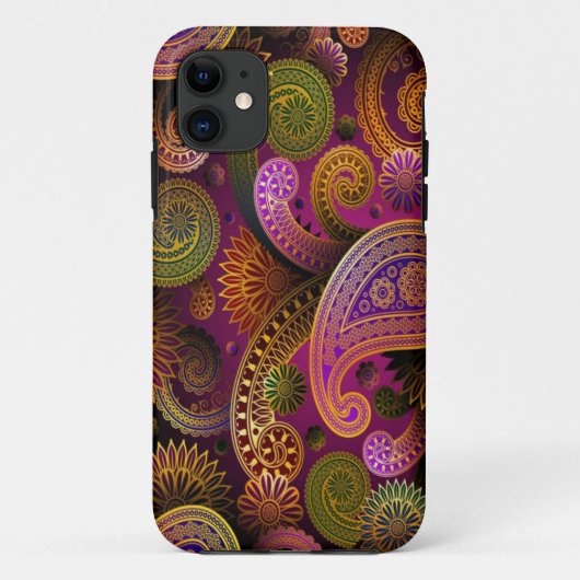 Paisley Paars Case-Mate iPhone Case (Achterkant)