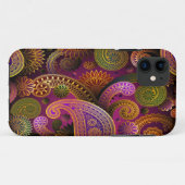 Paisley Paars Case-Mate iPhone Case (Achterkant (horizontaal))