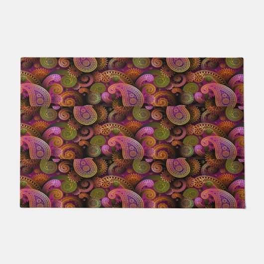 Paisley Paars Deurmat (Voorkant)