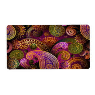 Paisley Paars Etiket