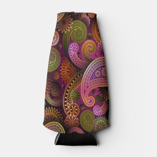 Paisley Paars Flesjeskoeler (Voorkant)